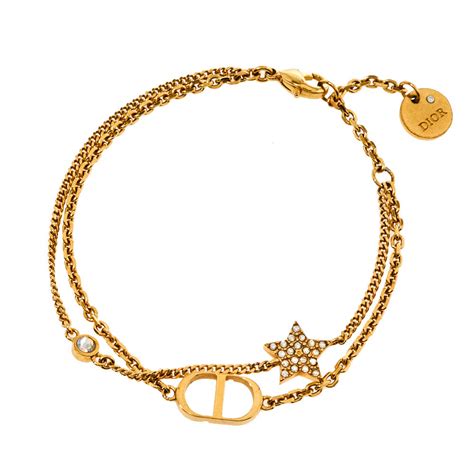 bracelet chaine dior|dior charms for women.